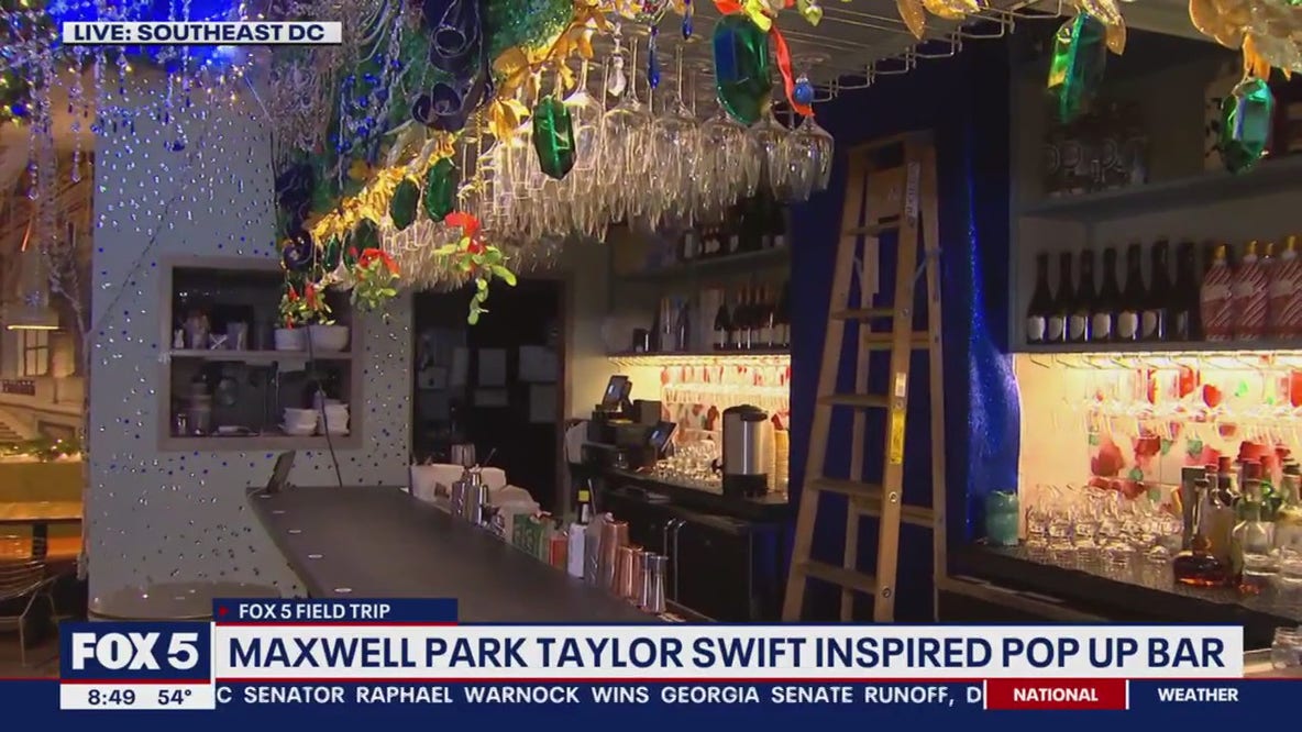 FOX 5 Field Trip: Maxwell Park Taylor Swift pop up bar